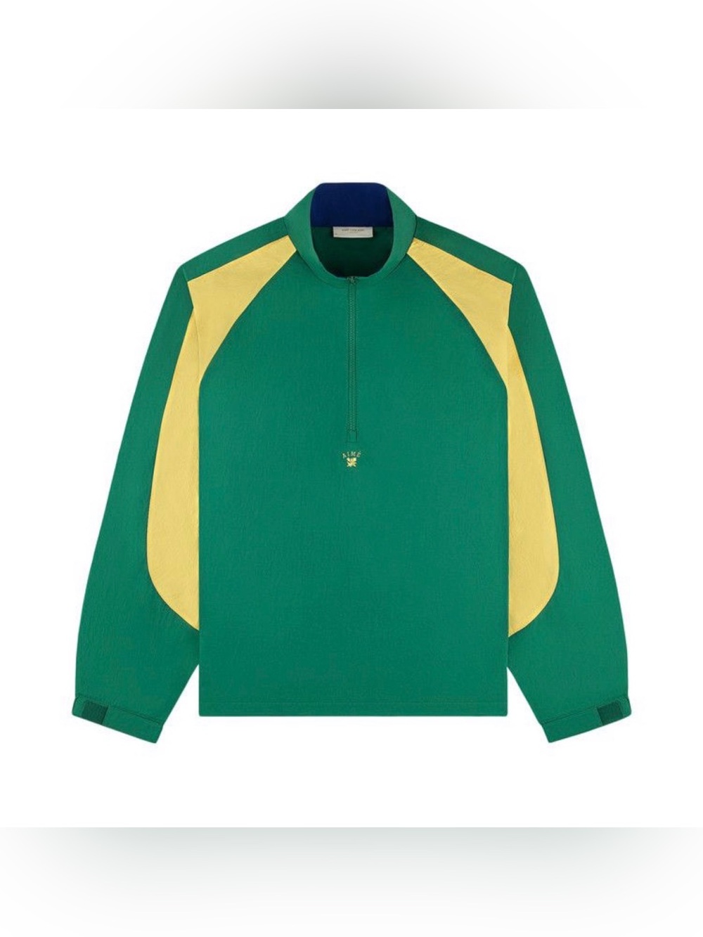 Aimé Leon Dore Crest Nylon Half-Zip Pullover 'Green Jacket' SS25 Size Large